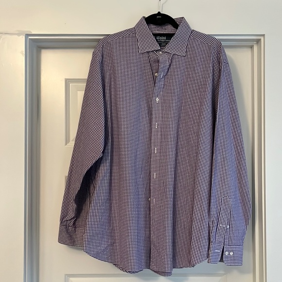 Men’s Purple Polo Button Up - Picture 1 of 2